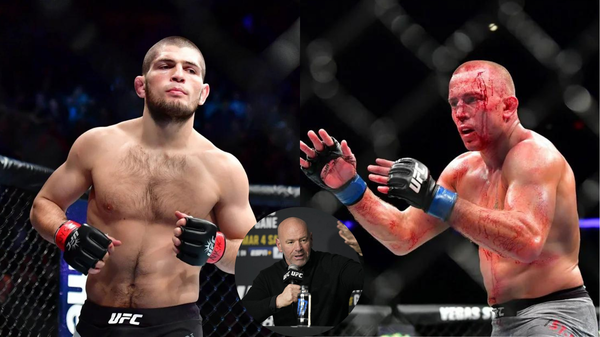 Khabib Nurmagomedov, Georges St-Pierre, Dana White