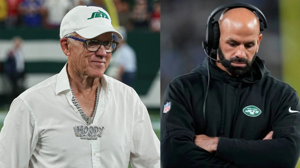 Woody Johnson and Robert Saleh