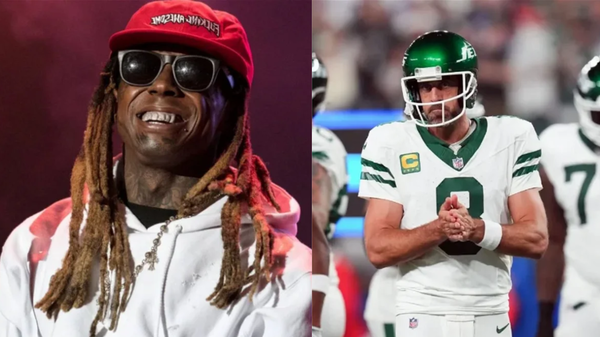 Lil Wayne and Aaron Rodgers