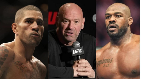 Jon Jones, Dana White, Alex Pereira