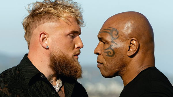 Jake Paul and Mike Tyson