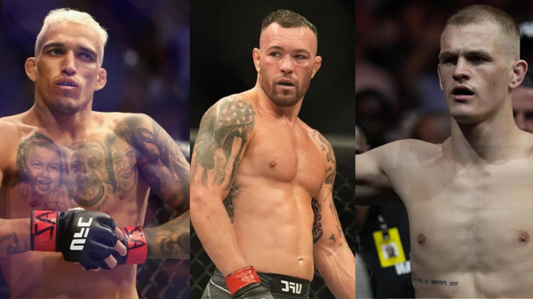 Charles Oliveira, Colby Covington. Ian Garry