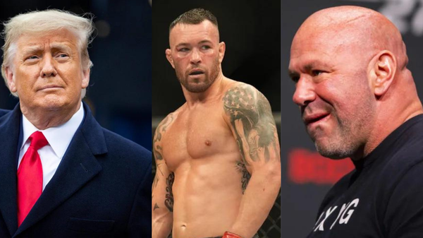 Donald Trump, Colby Covington, Dana White