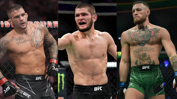 Dustin Poirier, Khabib Nurmagomedov, Conor McGregor