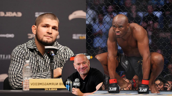 Khabib Nurmagomedov, Kamaru Usman, Dana White