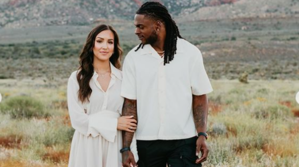 Davante Adams and wife Devanne Villarreal