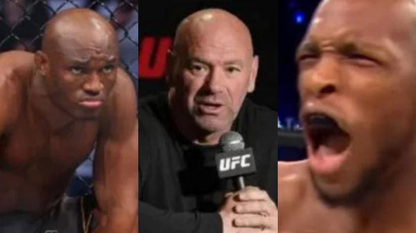 Kamaru Usman, Dana White, Michael Venom Page