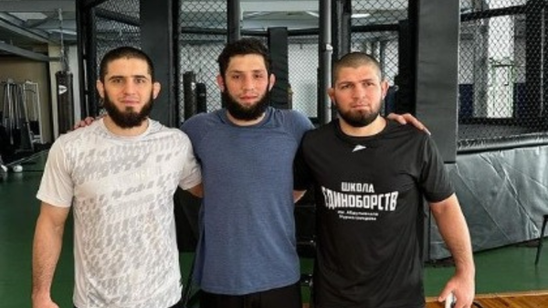 Islam Makhachev, Ikram Aliskerov, Khabib Nurmagomedov