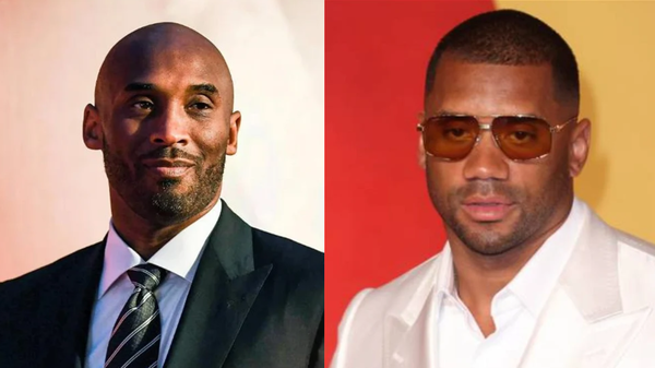 Kobe Bryant and Russell Wilson