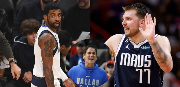 Kyrie Irving, Mark Cuban, Luka Doncic