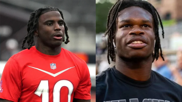 Tyreek Hill and Travis Hunter