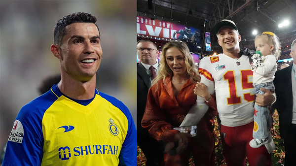 Cristiano Ronaldo and Brittany Mahomes, Patrick Mahomes and Sterling