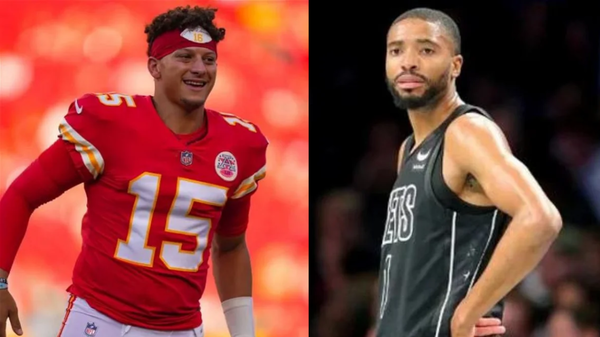 Patrick Mahomes and Mikal Bridges