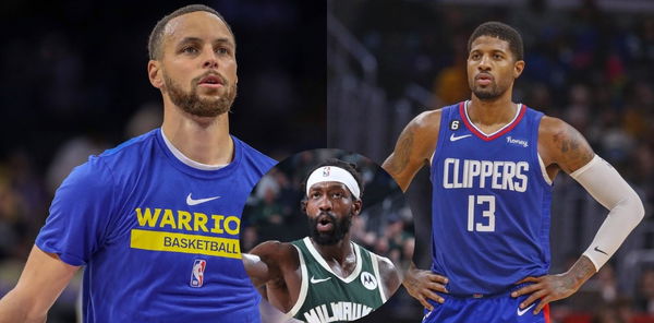 Stephen Curry, Paul George, Patrick Beverley