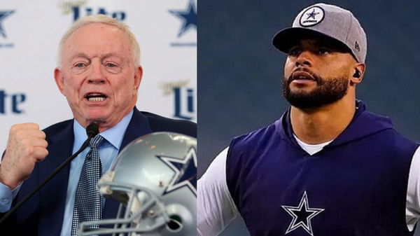 Dak Prescott and Jerry Jones