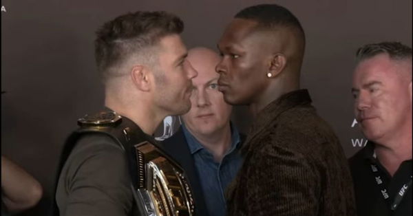 Dricus Du Plessis and Israel Adesanya