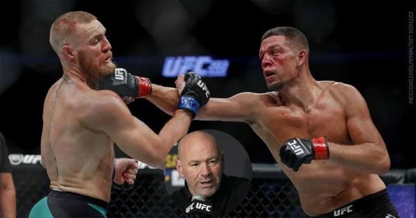 Conor McGregor-Nate Diaz and Dana White