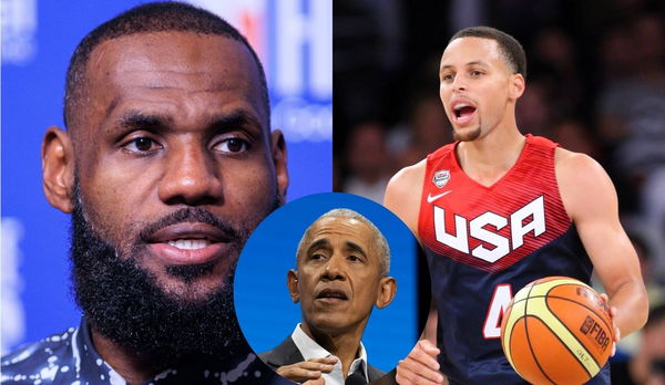 LeBron James, Stephen Curry, Barack Obama