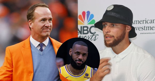 Peyton Manning, LeBron James, Stephen Curry