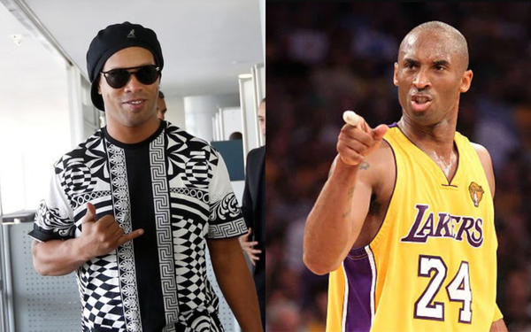 Ronaldinho and Kobe Bryant