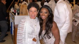 Simone Biles, and mother Nellie Biles