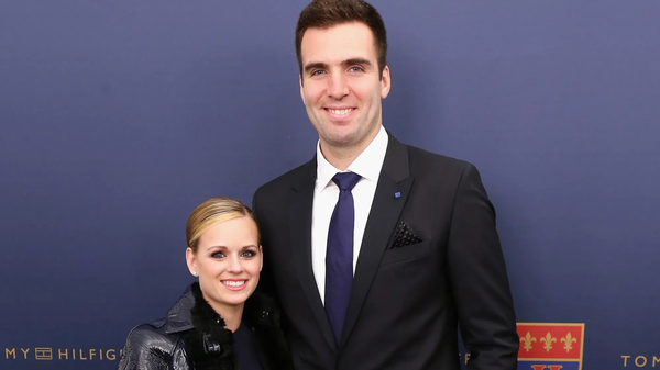 Joe Flacco with wife Dana Grady Flacco