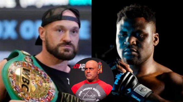 Tyson Fury+Francis Ngannou and Joe Rogan