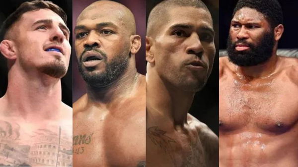 tom Aspinall,  Jon jones, Alex Pereira and Curtis Blaydes