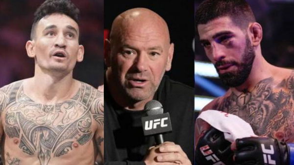 max holloway-dana white-ilia topuria