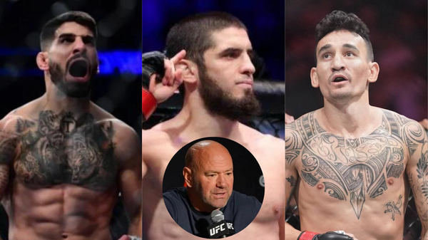 Ilia Topuria, Islam Makhachev, Max Holloway, Dana White