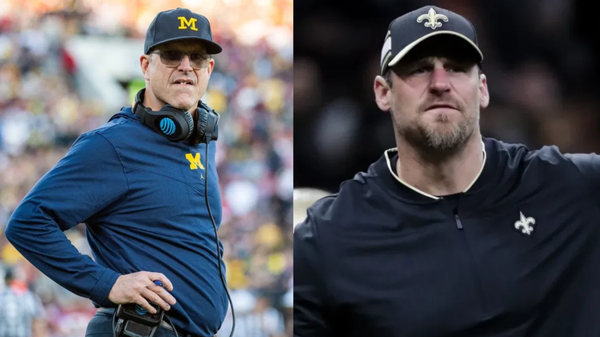 Jim Harbaugh and Dan Campbell