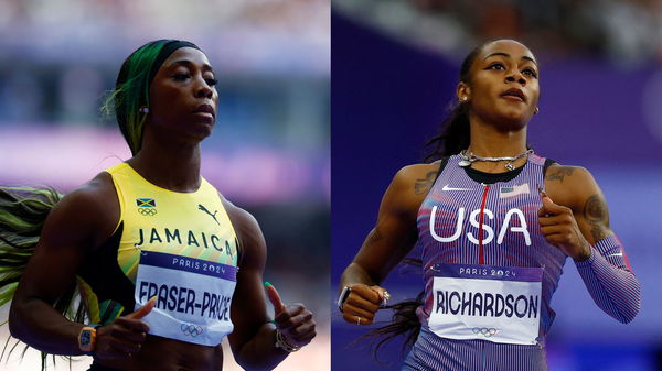 Shelly-Ann Fraser-Pryce, and Sha&#8217;Carri Richardson-1