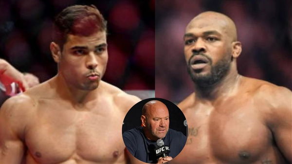 Paulo Costa, Jon Jones and Dana White