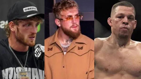 Logan Paul., Jake Paul and Nate Diaz