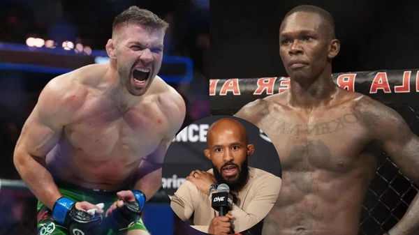 Dricus Du Plessis and Israel Adesanya, Demitrius Johnson