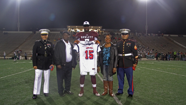 Charles Omenihu with parents