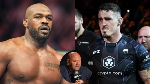 Jon jones andTom Aspinall and Dana White