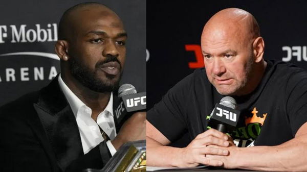 Jon jones and Dana White