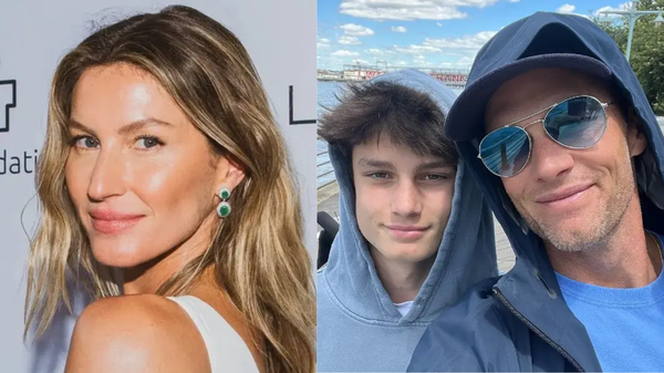 Gisele Bundchen and Tom Brady with Jack