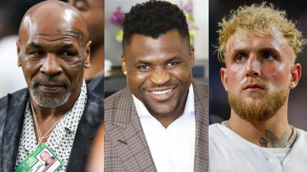 Mike Tyson, Francis Ngannou, Jake Paul