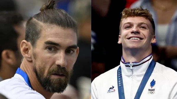 Michael Phelps, and Leon Marchand