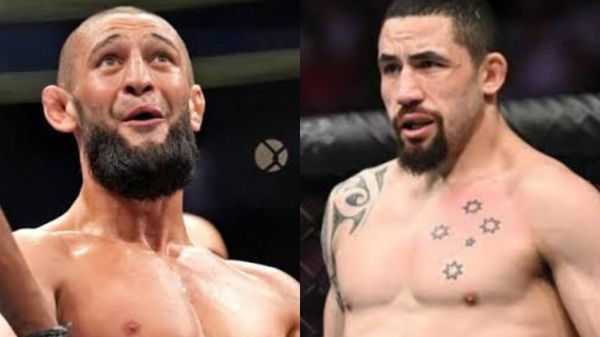 Khamzat Chimaev  and Robert Whittaker