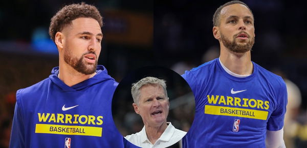 Steve Kerr, Stephen Curry, Klay Thompson