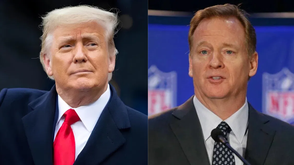 Donald Trump and Roger Goodell