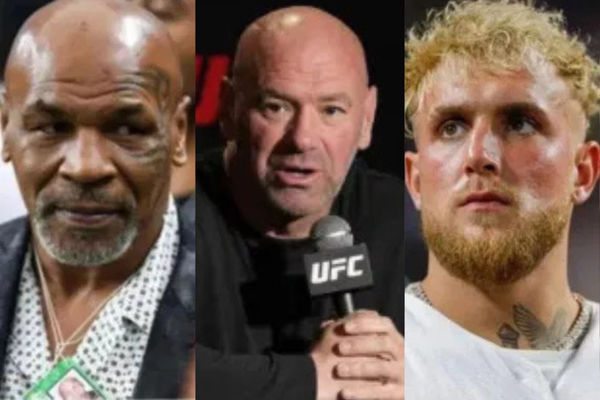 Jake Paul, Dana White, Mike Tyson