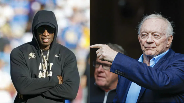 Deion Sanders and Jerry Jones