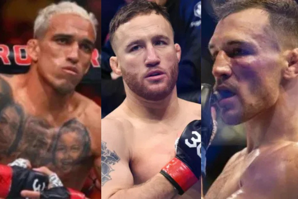 Charles Oliveira, Justin Gaethje, Michael Chandler