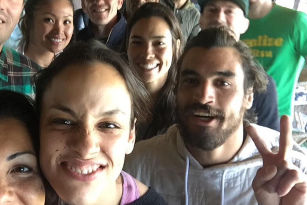 Kron Gracie with his sisters