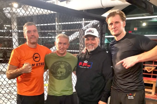 Alexander Volkov and his team