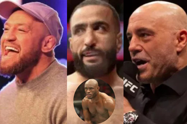 Conor McGregor, Belal Muhammad, Joe Rogan, Kamaru Usman